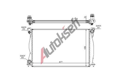 Chladi vody 12.54.504, 4F0121251N