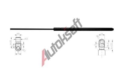 Starline Plynov vzpra kapoty - HATCHBACK / SEDAN /KOMBI 14.12.803, 01783