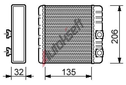 chladi topen +AC 14.20.591, 135-206-32mm