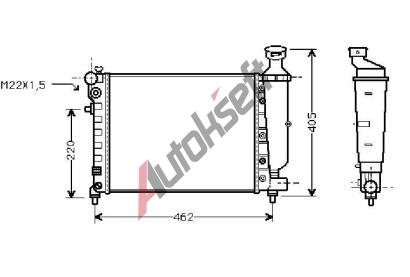 Starline Chladi vody 16.11.500, 390-300-24mm