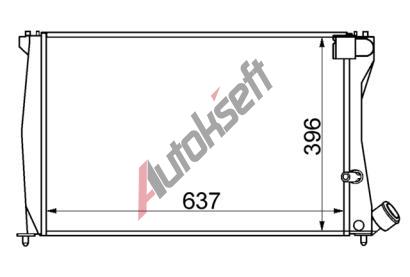 Chladi vody 16.16.503, 640-398-36mm