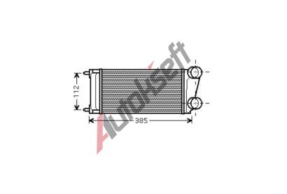 Chladič vzduchu intercooler 16.52.550 Chladič vzduchu intercooler 16.52.550