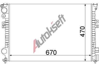 Starline Chladi vody 18.44.501, 670-470-23mm