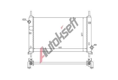 Chladič vody 20.22.501, 610-377-23  Chladič vody 20.22.501, 610-377-23