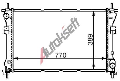 Chladi vody 20.41.501, 770-389-26mm