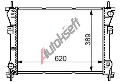 Chladi vody 20.41.502, 620-389-26mm