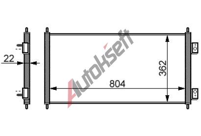 chladi klimatizace - kondenztor 20.41.540, 8995403004651