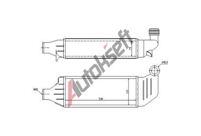 Chladič vzduchu intercooler 20.46.550 Chladič vzduchu intercooler 20.46.550