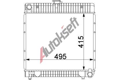 Chladi vody 28.10.500, 417-520-33mm