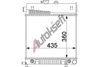 Chladi vody 28.16.502, 360-432-33mm