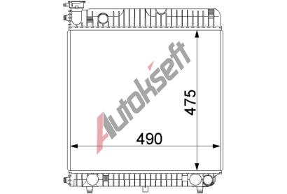Chladi vody 28.18.501, 475-509-33mm
