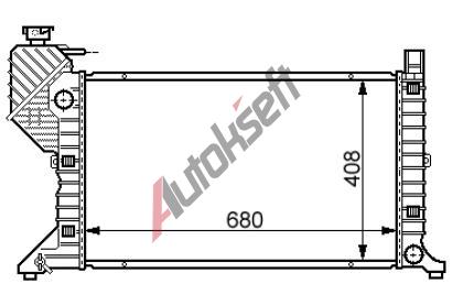 Chladi vody 28.20.500, 680-408-42mm