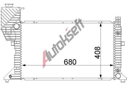 Chladi vody 28.20.504, 680-408-42mm