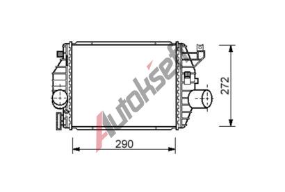 Chladič vzduchu intercooler 28.22.551, 6385012901  Chladič vzduchu intercooler 28.22.551, 6385012901