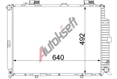 Chladi vody 28.24.501, 640-490-42mm
