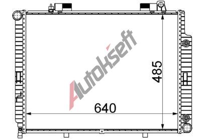 Chladi vody 28.24.512, 640-495-33mm