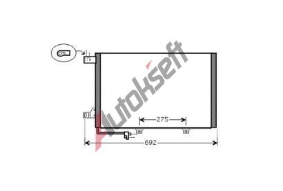 chladič klimatizace - kondenzátor 28.31.541, 4045385206834  chladič klimatizace - kondenzátor 28.31.541, 4045385206834