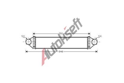Chladič vzduchu intercooler 28.31.550 Chladič vzduchu intercooler 28.31.550