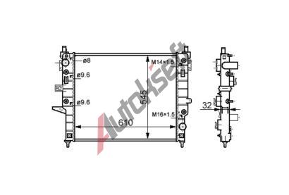 Chladi vody 28.40.500, 660-540mm