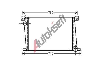 Chladič vody TOP QUALITY 29.12.500Q, 8995402029587 Chladič vody TOP QUALITY 29.12.500Q, 8995402029587