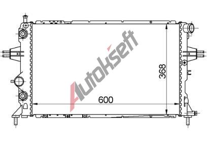 Chladi vody 32.15.501, 600-368-40mm