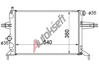 Chladi vody 32.15.503, 540-380-25mm