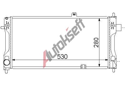 Chladi vody 32.18.500, 530-280-35mm