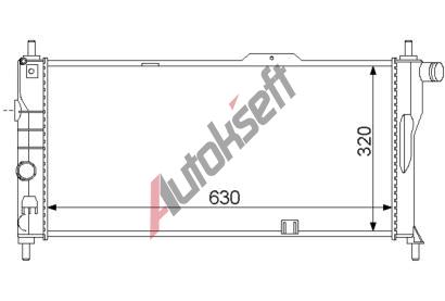 Chladi vody 32.24.502, 630-322-33mm