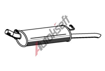 Starline Koncový díl výfuku 32.30.400, 67019/185-135 Starline Koncový díl výfuku 32.30.400, 67019/185-135