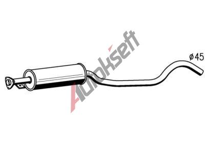 Starline střední díl výfuku 32.30.421, 67185/281-159 Starline střední díl výfuku 32.30.421, 67185/281-159