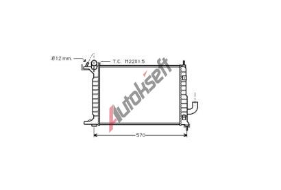 Chladi� vody 32.34.503, 495-375-42mm