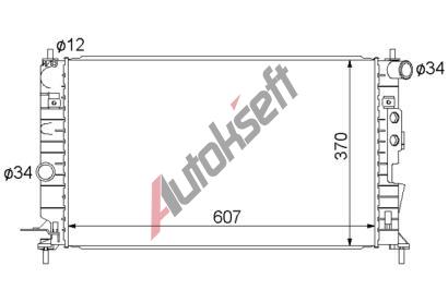 Chladi vody 32.34.507, 608-357-23mm