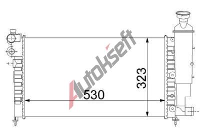Chladi vody 34.11.504, 530-297-24mm