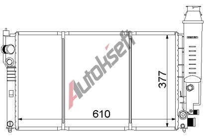Chladi vody 34.18.502, 610-358-25mm