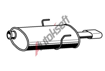 Starline Koncový díl výfuku 34.20.403, 73898/190-317 Starline Koncový díl výfuku 34.20.403, 73898/190-317
