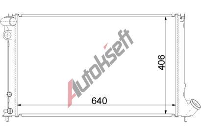 Chladi vody 34.20.515, 640-415-34mm