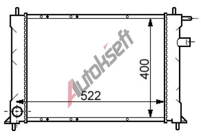 Chladi vody 35.52.500, 522-422-25mm