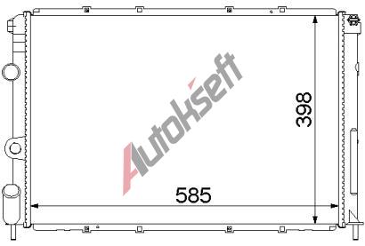 Chladi vody 36.18.501, 585-395-34mm