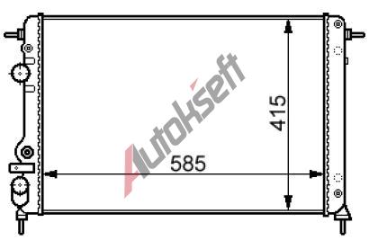 Chladi vody 36.18.504, 583-415-28mm