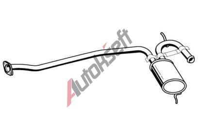 Starline střední díl výfuku 36.36.422, 85749/279-259  Starline střední díl výfuku 36.36.422, 85749/279-259