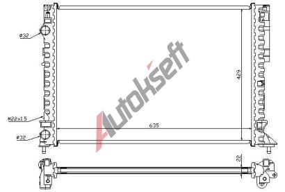 Starline Chladi vody 36.70.505, 633-450-23mm