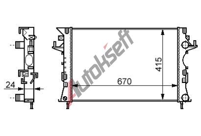 Chladi vody 36.71.500, 8200008764