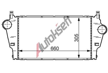 Chladič vzduchu intercooler 36.71.550, 4046283567089  Chladič vzduchu intercooler 36.71.550, 4046283567089