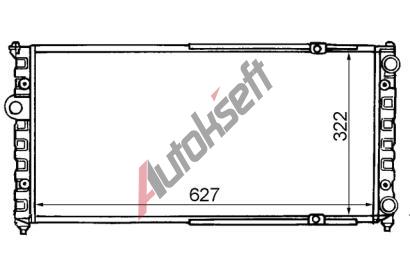 Chladič vody 38.14.502, 630-322-34mm Chladič vody 38.14.502, 630-322-34mm