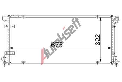 Chladi vody 38.16.501, 675-322-34mm