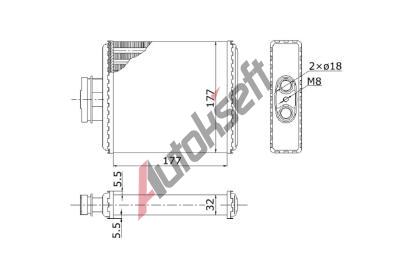 chladi topen 40.16.590, 176x180x32mm