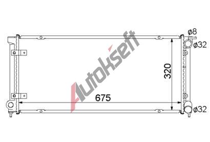 Chladi vody 42.12.503, 670-322-38mm