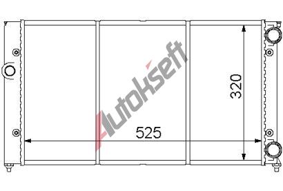 Chladi vody 42.14.503, 525-322-34mm