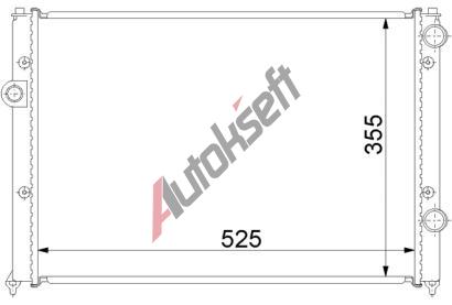 Chladi vody 42.22.500, 525-377-33mm