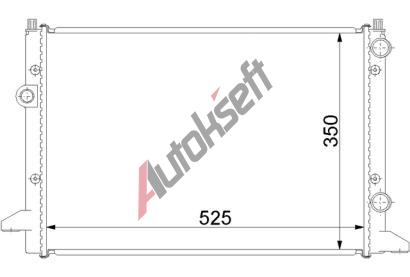 Chladi vody 42.22.501, 525-377-33mm